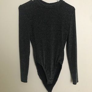 H&M black sparkly bodysuit
